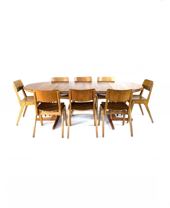 Image 1 of Vintage Danish extendable dining table, Juul Kristensen '70