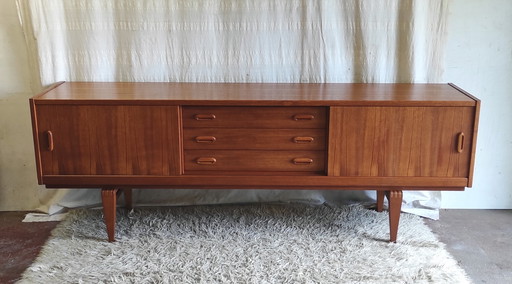 Dressoir van teakhout in Scandinavische stijl - Arnø meubels - jaren 1950/60