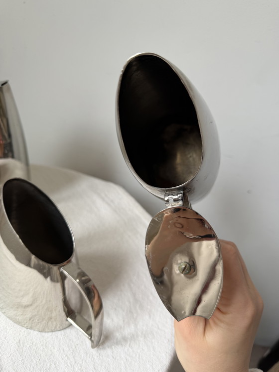 Image 1 of Service à café/thé de collection Bauhaus par Hans Przyrembel