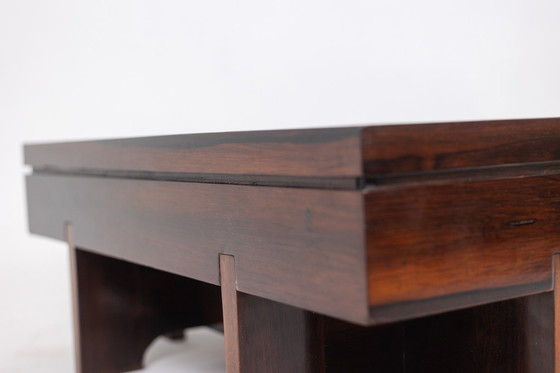 Image 1 of Mesa de centro de estilo Art decó en palisandro. Fabricada en la década de 1970.