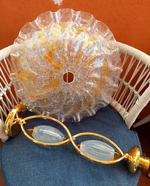 MURANO chandelier from the Flora collection by Sylcom - Fixed Height - New