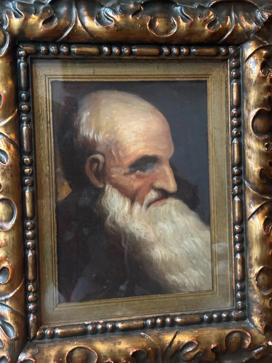 1940s Male Portrait Oil Painting on Board, Paintings & Drawings (photo 7 of 8)