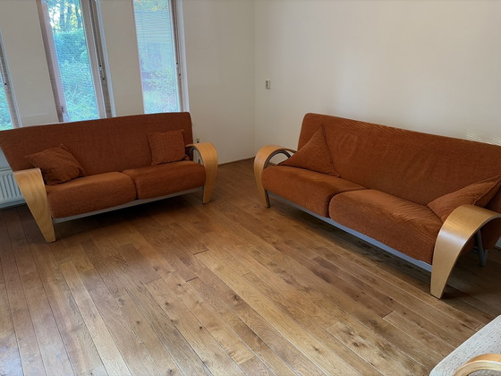 2 bancos – Sofás de 2 plazas, Textile, Wood (photo 3 of 5)