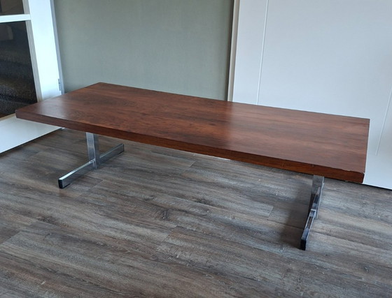 Image 1 of Table basse design du milieu du siècle. Meubelindustrie Gelderland N.V. Culemborg. Palissandre.