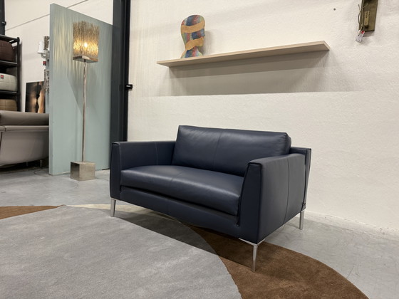 Image 1 of Design on Stock Heelz Loveseat Blauw leer 130