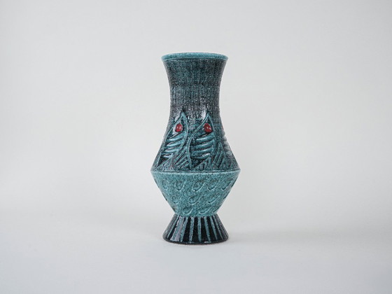Image 1 of Ceramic vase, Fat Lava, German design, 1960s, made in West Germany