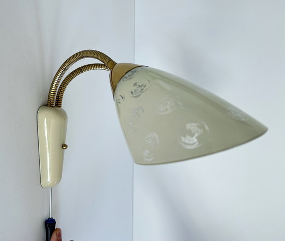 Image 1 of 2x Vintage Modular Wall Lamps, 1950s