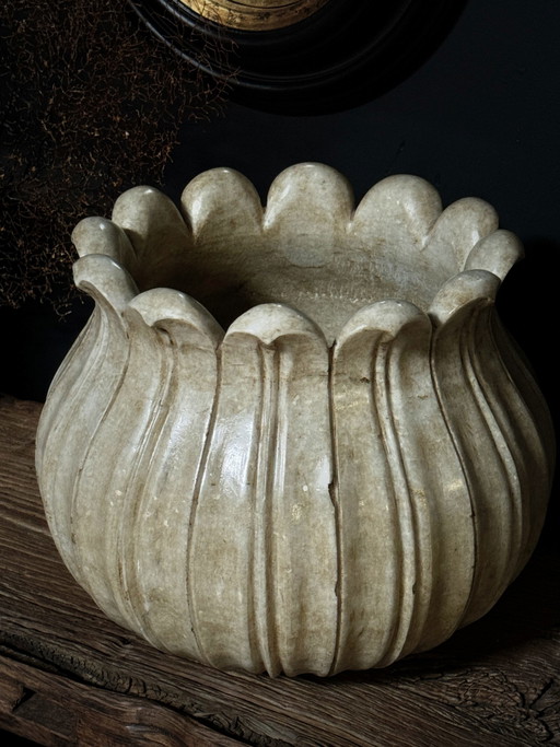 Vase en marbre vintage