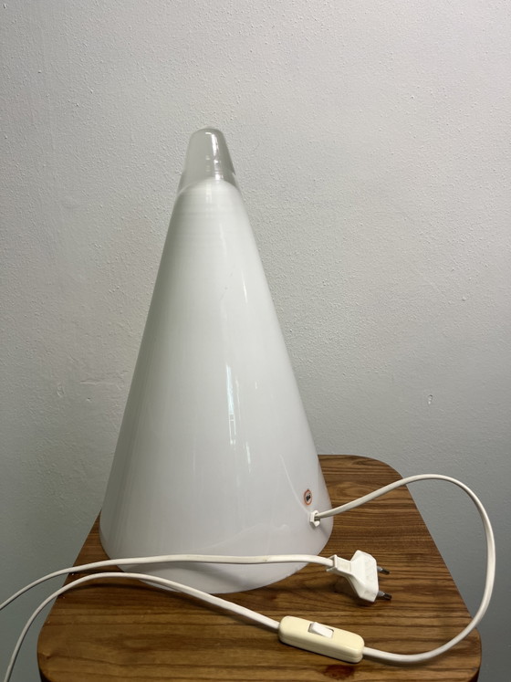 Image 1 of ILU Opaline Glass Table Lamp 36 cm Postmodern Design