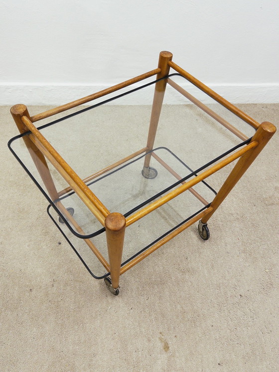 Coja Servierwagen, Glas, Holz, Braun (Foto 4 von 7)