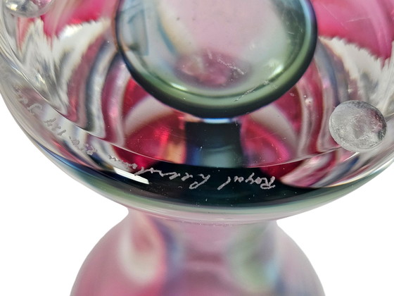 Image 1 of Royal Leerdam - Jan den Ouden - serica - 'the hourglass' - 1990's
