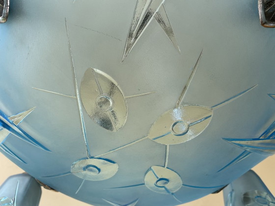 Image 1 of Lampe pendante Art Deco 1930 Degué French
