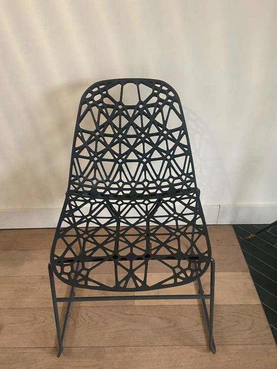 Image 1 of Sedia in filo metallico di design