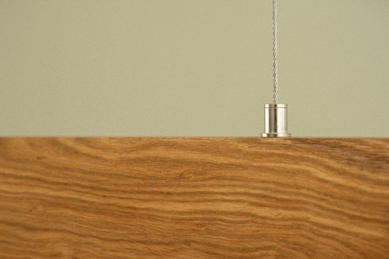 Ovale hanglamp 125 – Hanglampen, Wood, Iron (photo 3 of 5)