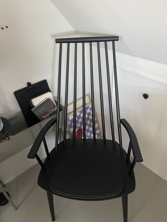 Image 1 of Hay J110 Incl. Black Leather Cushion