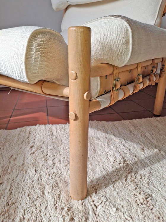 Image 1 of Set van 2 vintage Inca Safari lounge stoelen – Arne Norell