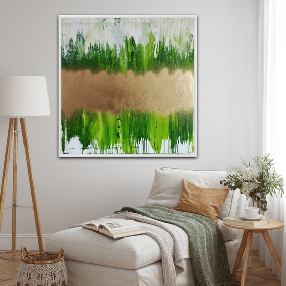 Image 1 of Natia Antadze Abstract Composition 90x90 cm