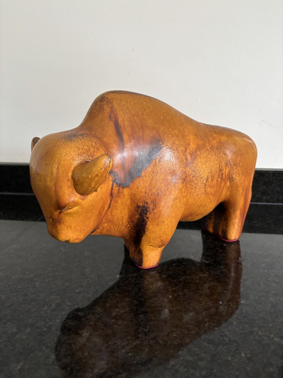 Bisonte/Toro Vintage Ruscha Keramik Kurt Tschörner Anni '60 – Oggetti decorativi, Ceramic (photo 6 of 7)