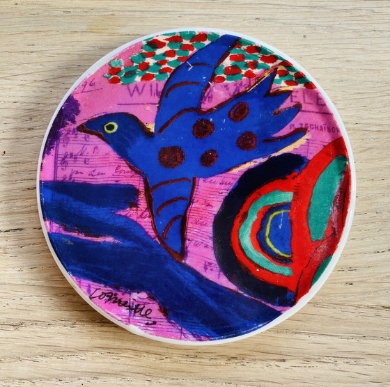 Image 1 of Corneille; The Firebird, plate + coasters
