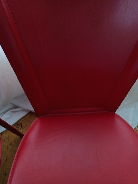 4x Frag Italy Chairs – Dining chairs, Leather, Metal (photo 8 of 12)