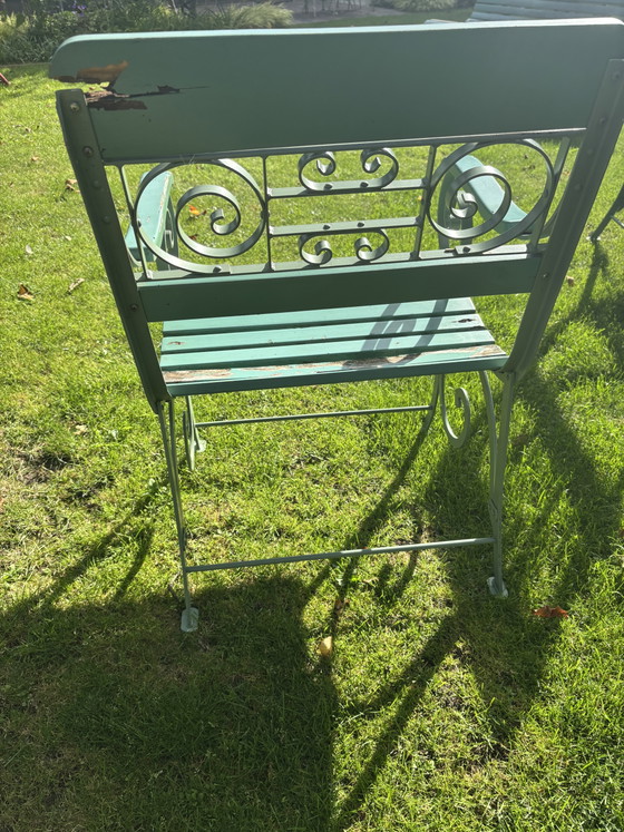 Sedie Garpa Provence + panca Boulogne – Sedie da giardino, Wood, Iron (photo 8 of 13)