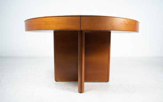 Image 1 of Mid Century Ronde Eettafel Door Tito Agnoli Voor Molteni, 1970S