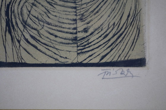 Image 1 of Johnny FRIEDLAENDER. Maternité. 1955. Eau-forte encadrée