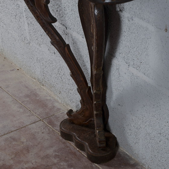 Petite Console Murale Style Empire – Bois, Klassiek (photo 10 of 10)