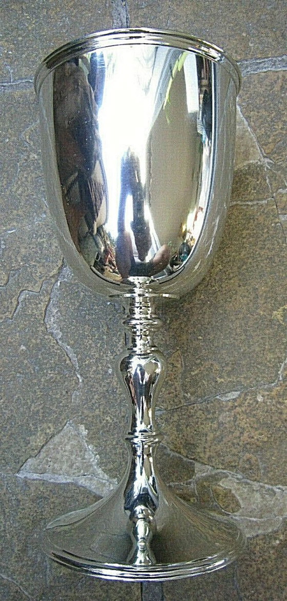 Image 1 of 4 calices royaux Selangor vintage faits main en étain