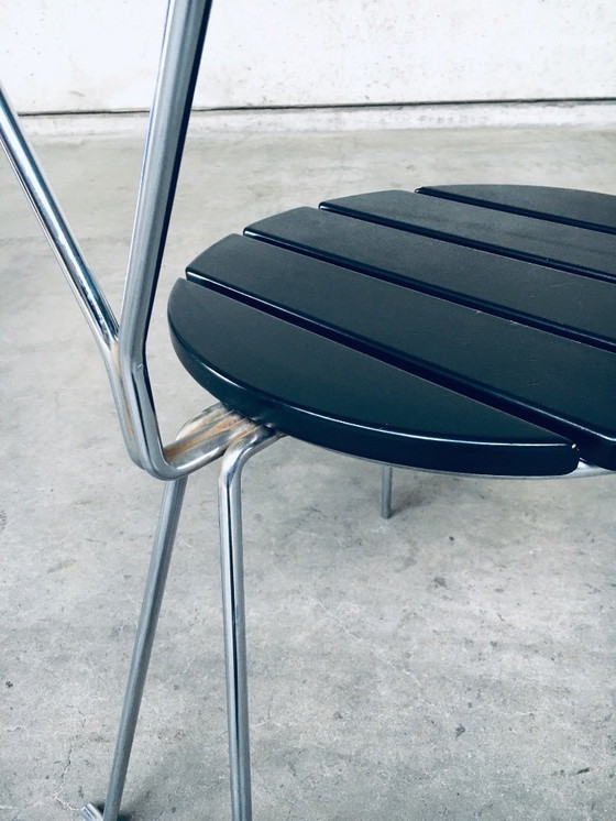 Image 1 of Midcentury Modern Slender Design Chair, Italy 1970's