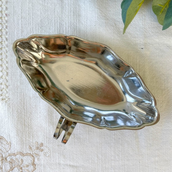 Vintage 70s Stainless Steel Gravy Boat – Crockery, Retro (photo 3 of 8)