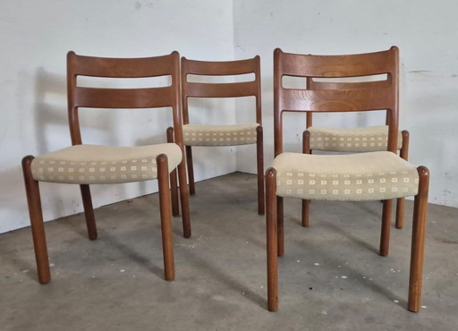 Chaises de salle à manger au design danois d'EMC