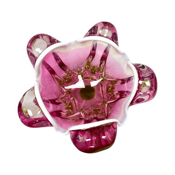 Image 1 of Chřibská Sklárna J. Hospodka vase, art glass, Czechoslovakia, 1960s.