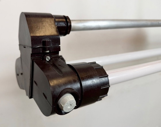 Image 1 of Lampada tubolare grigia industriale di Elektrosvit, anni '70