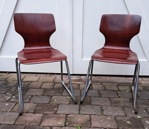 2 x Flototto Pagholz chairs