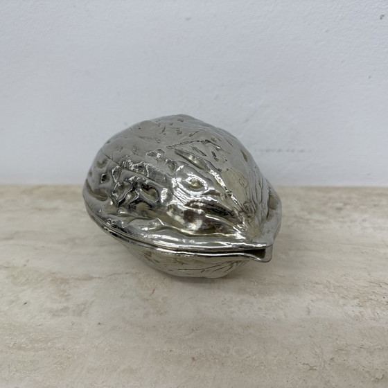 Image 1 of Set van 2 vintage eivormige glazen tafellampen, 1970