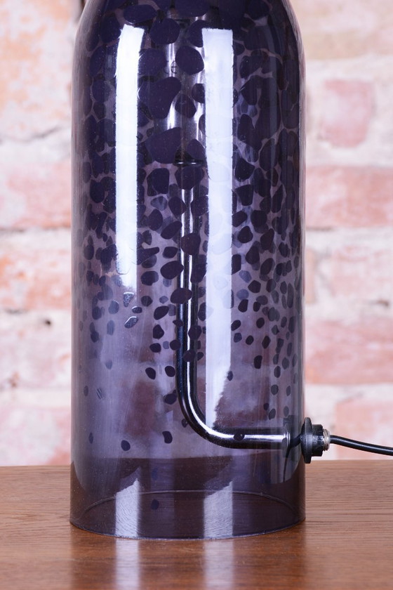 Original Mid-Century Table Lamp, by IKEA, Plastic, Sweden, 1990s, Grey (photo 6 of 7)