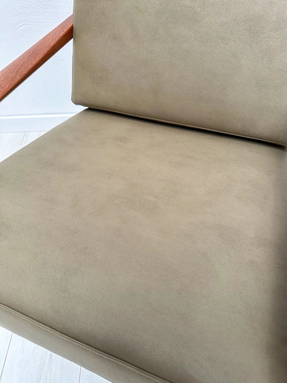 Image 1 of Fauteuil lounge 1/2 vintage FD 130 en teck par Peter Hvidt et Orla Mølgaard-Nielsen pour France et Daverkosen, design danois, 19