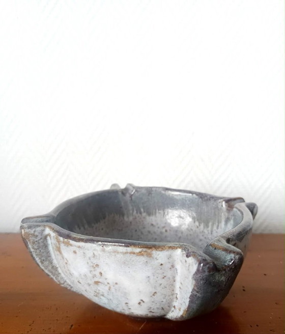 Image 1 of Vintage vijzel en asbak van steengoed