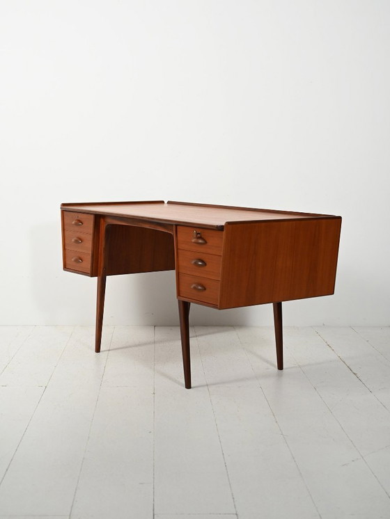 Image 1 of “PL Uddebo” teak desk by Svante Skogh