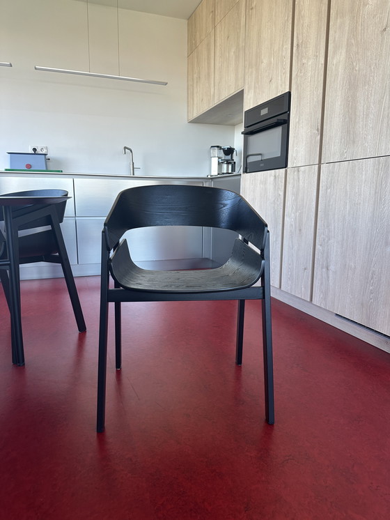 Image 1 of Sedie da pranzo di design danese in legno di quercia nera 4x