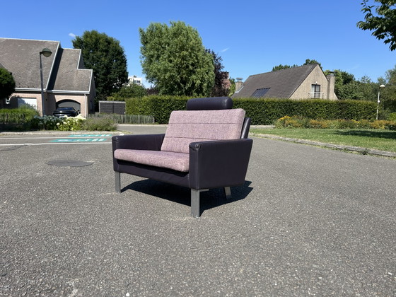 Vintage Loveseat Leolux Jaren 90/2000 – Leather, Metal (photo 3 of 15)