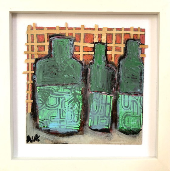 Image 1 of BOTTLES AND ORANGE GRID