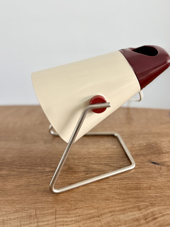 Lampada Philips Infraphil HP3603 Space Age in stile Mid-Century Modern (variante bordeaux) (photo 6 of 14)