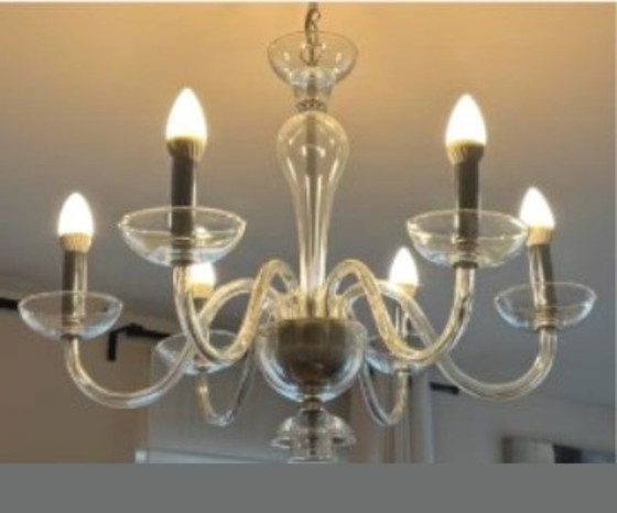 Image 1 of Lampadario in stile Art Déco di Murano