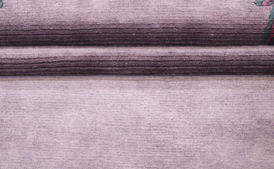 Image 1 of Alfombra de diseño moderno de Nepal 343 x 86 cm