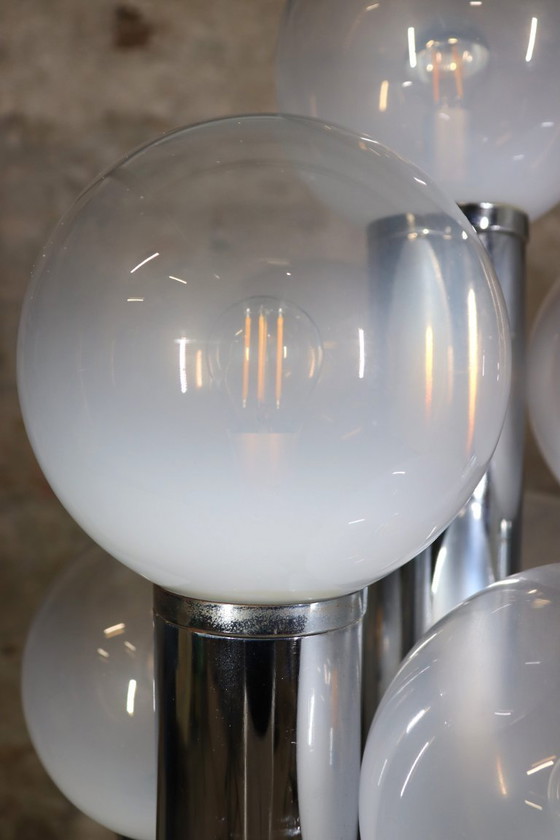 Image 1 of Goffredo Reggiani – Organ / Chrome Tube Floor Lamp – Italy – 1970s