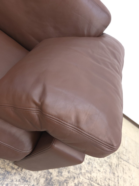 Image 1 of Divano in pelle a due posti DS 17 di De Sede