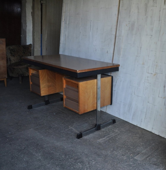 Scrivanie Mid-Century Stile Bauhaus – Pelle, Mid Century Modern (photo 2 of 7)
