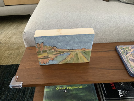 Small Ceramic painting landscape